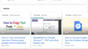 screen shots of OCR apps